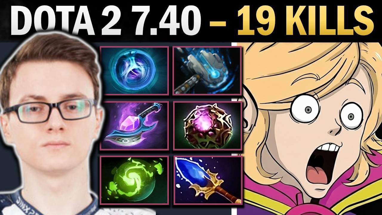 Invoker PRO Mid with 19 Kills and 0 Death - Dota Gameplay
