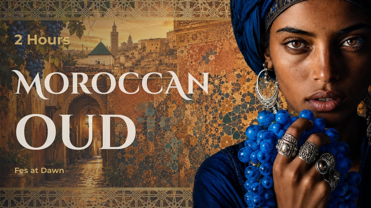 🍇2 Hours Ancient Medina Spiritual Ambient Music | Fes at Dawn | Moroccan Oud & Qanun