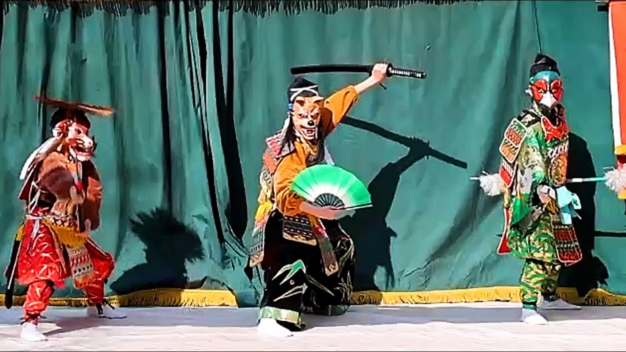 ひろしま佐伯神楽【桃太郎】 #大森子供神楽団 2025.3.23～大竹市疫神社春祭奉納神楽