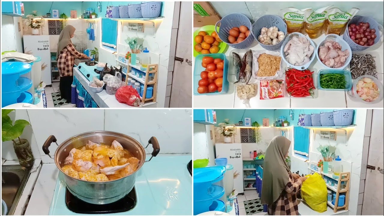 BELANJA STOCK RAMADHAN DENGAN BUDGET 300 RIBU | FOOD PREPARATION | BONGKAR BELANJAAN
