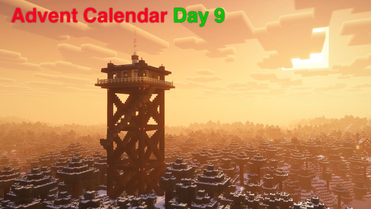 building a firewatch tower [Cabins of Christmas Day 9]