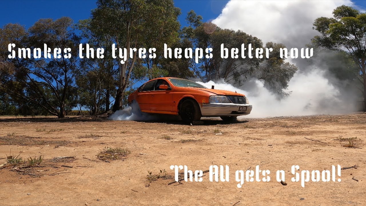 AU Falcon Gets a spool! (First Test Burnout)
