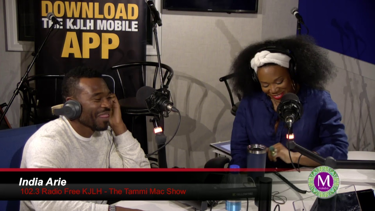 India Arie live in studio with Tammi Mac - Part 1