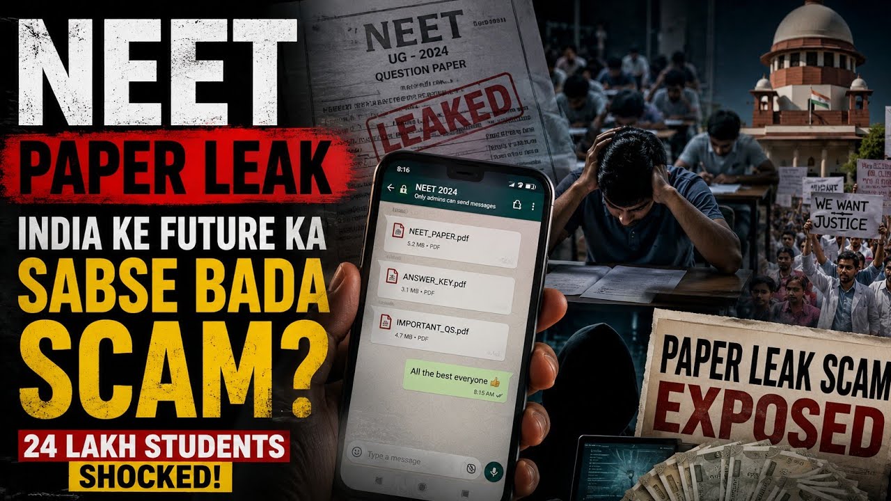 Who Sold the NEET Paper? | India&rsquo;s Biggest Exam Controversy