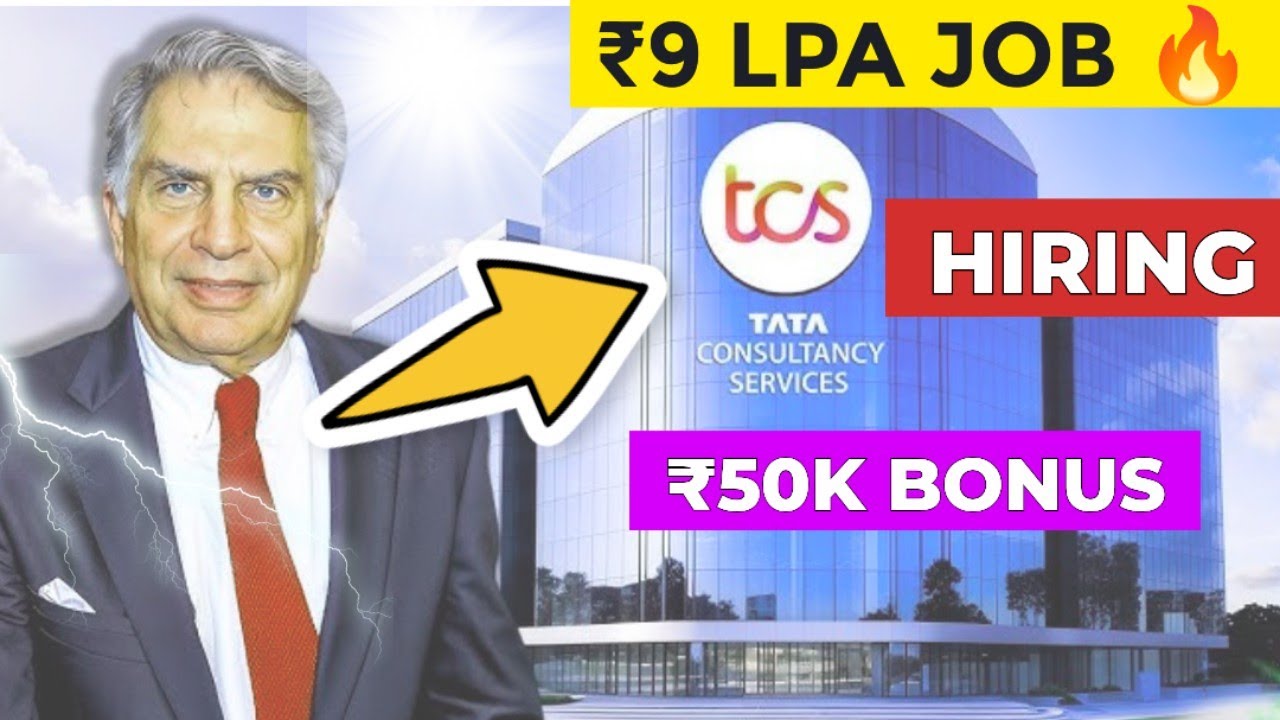Tata Consultancy Recruitment | Job Vacancy | ₹9 LPA Job 🔥 | TCS AI Career | TCS Jobs 2026