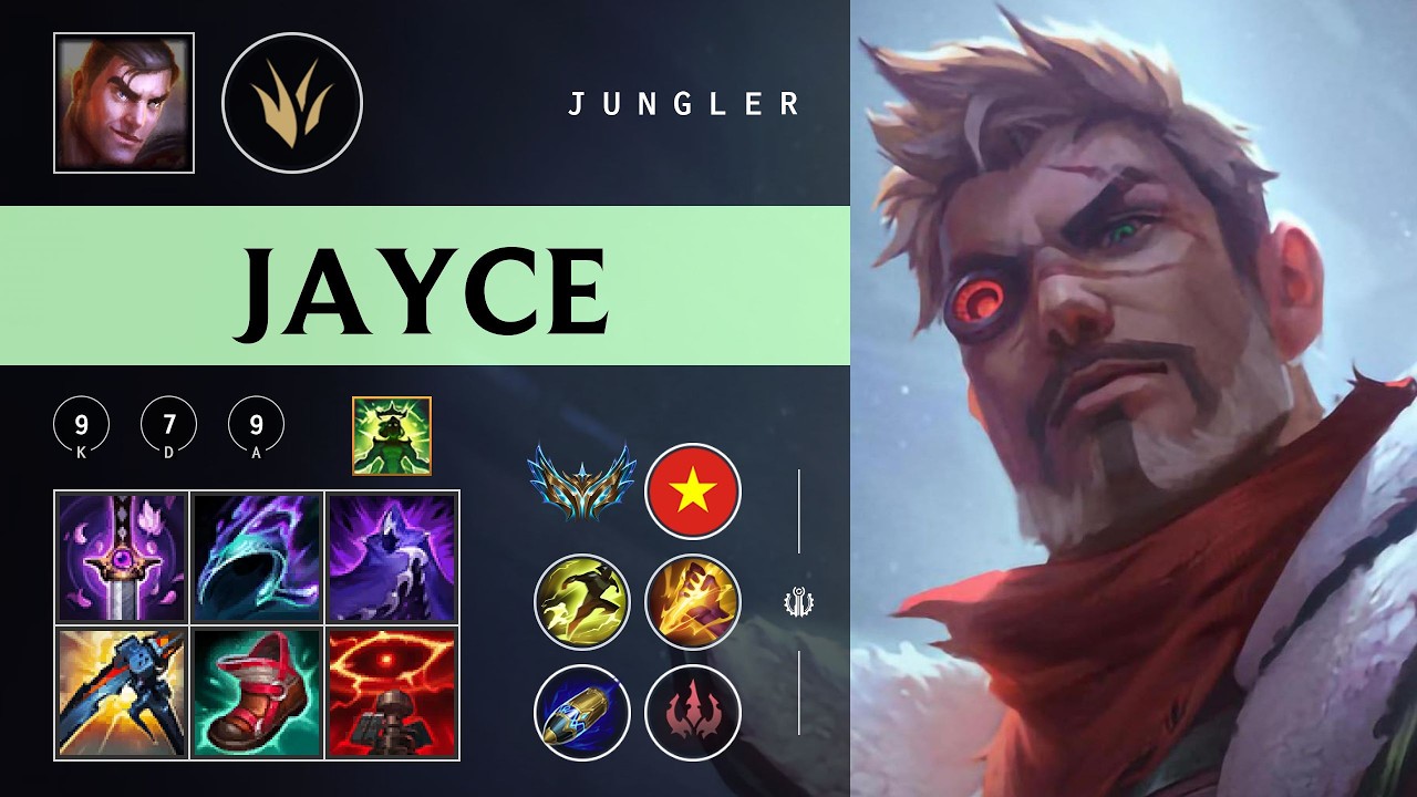 Jayce Jungle vs Nidalee - VN Challenger Patch 26.03