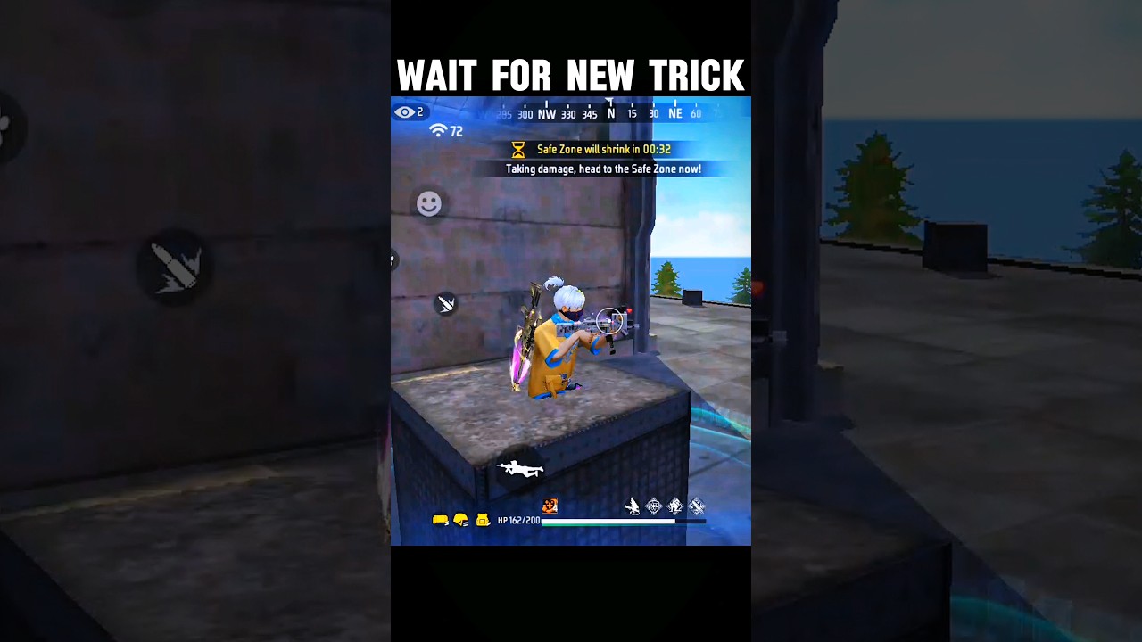 FREE FIRE AMAZING TIPS AND TRICKS || NEW HIDDEN PLACE IN FREE FIRE 🔥 💯 #shorts #ff #trend #ffshorts