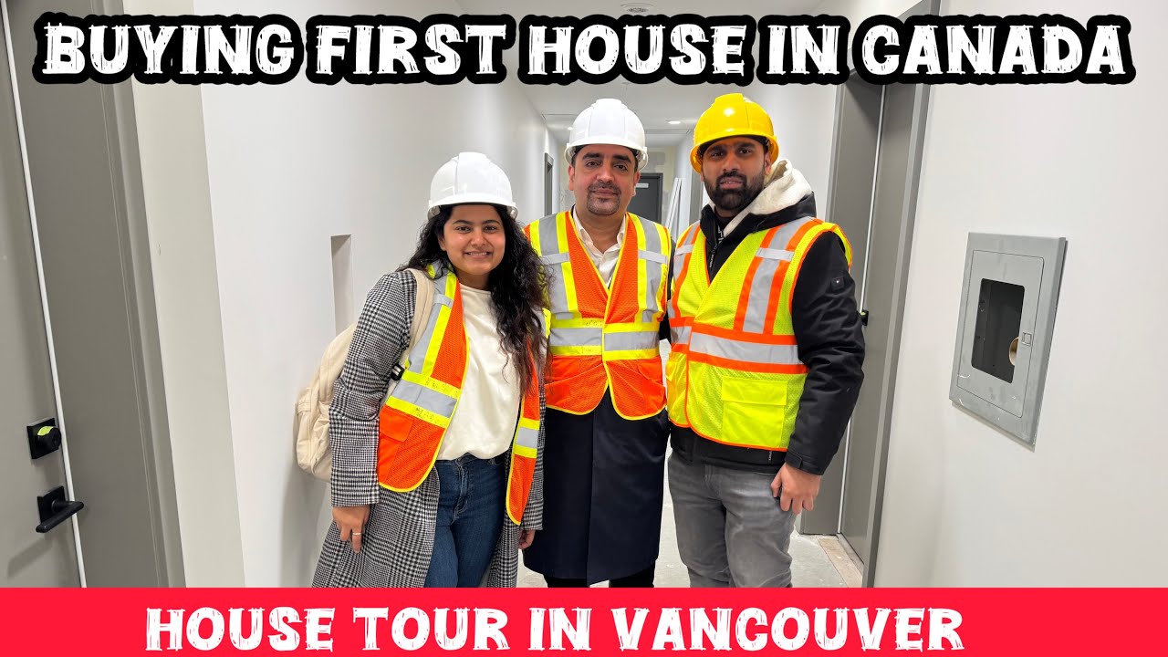 Bought First House in Canada I House Tour in Vancouver I Pre-Construction Walkthrough Inspection 