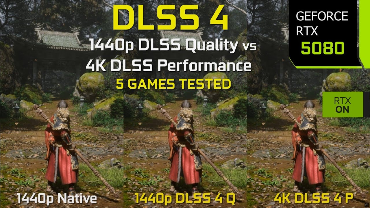1440p DLSS 4 Quality vs 4K DLSS 4 Performance - Which is Better? | Test in 5 Games | RTX 5080