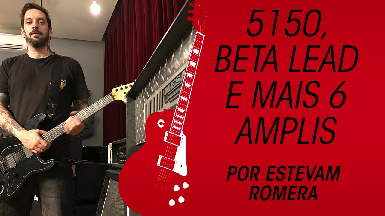 5150 x Sunn Beta Lead e mais 6 AMPLIFICADORES de guitarra