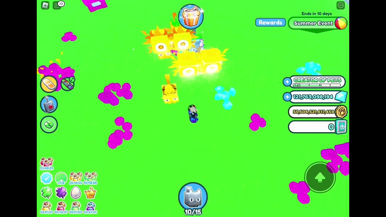 Pet sim x summer event. I got the ftp titanic cat ❤️