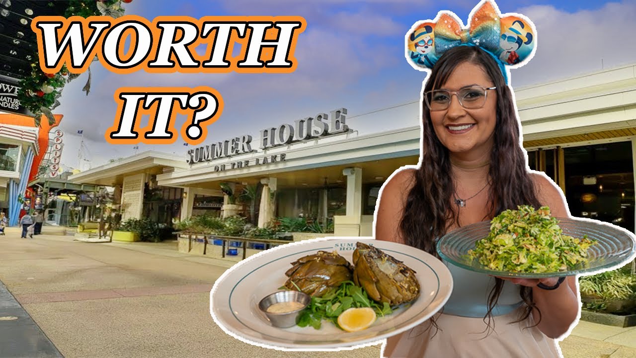 Summer House on the Lake DINNER 🌅 Disney springs dinner review