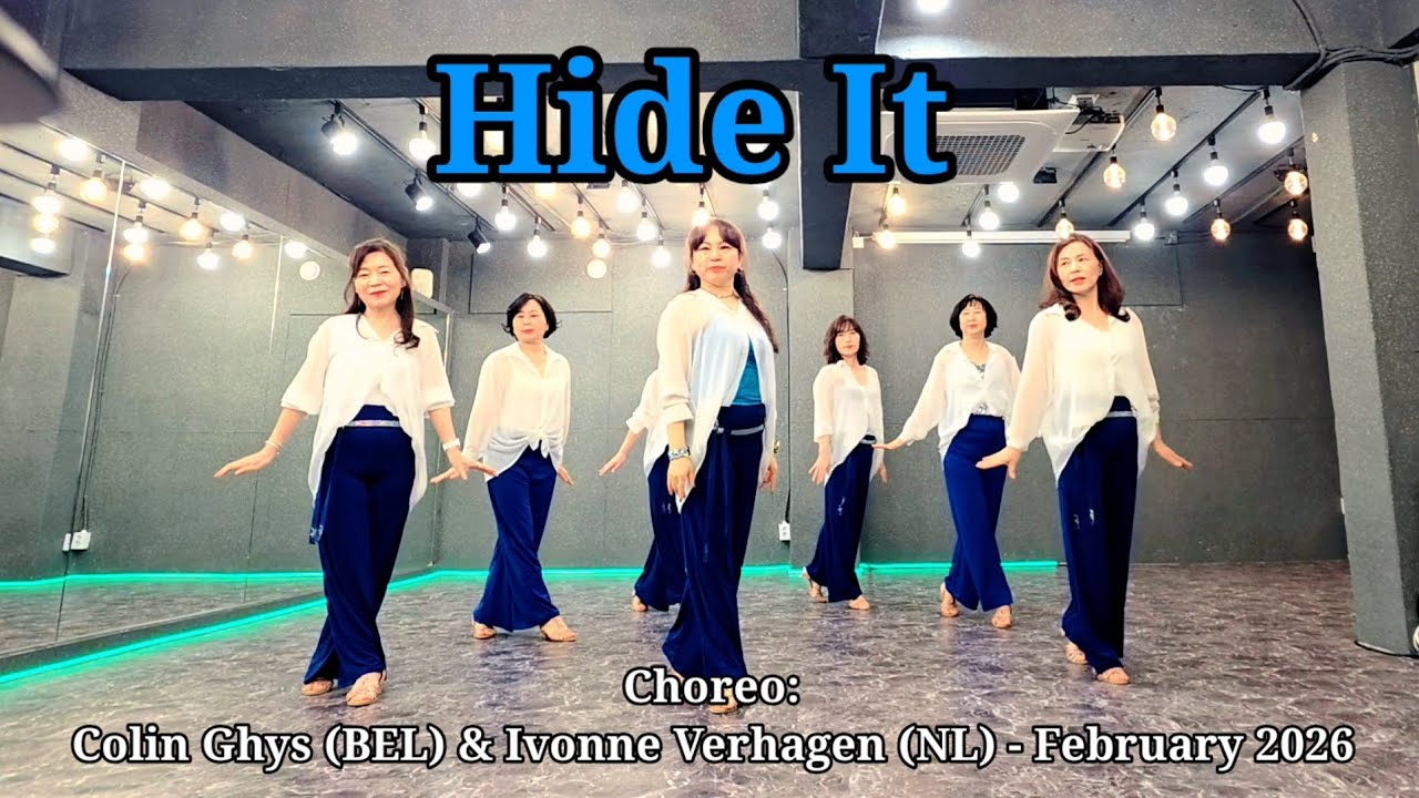 초급을위한 롤링카운트/Hide It LineDance/하이드잇
