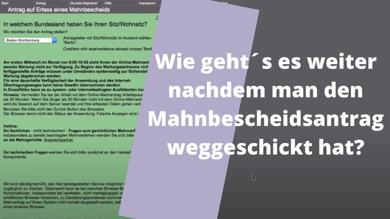Was passiert nach Einreichung eines Mahnbescheidantrags? Wir klären auf.