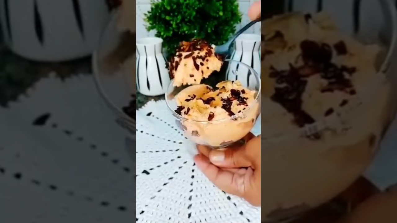 Sorvete de Mamão Cremoso com 2 Ingredientes – Fácil, Rápido e Saudável! 