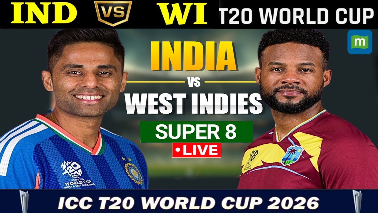 🔴India vs West Indies LIVE | ICC T20 WORLD CUP 2026 | IND vs WI Live score |  Super-8 | LIVE Match
