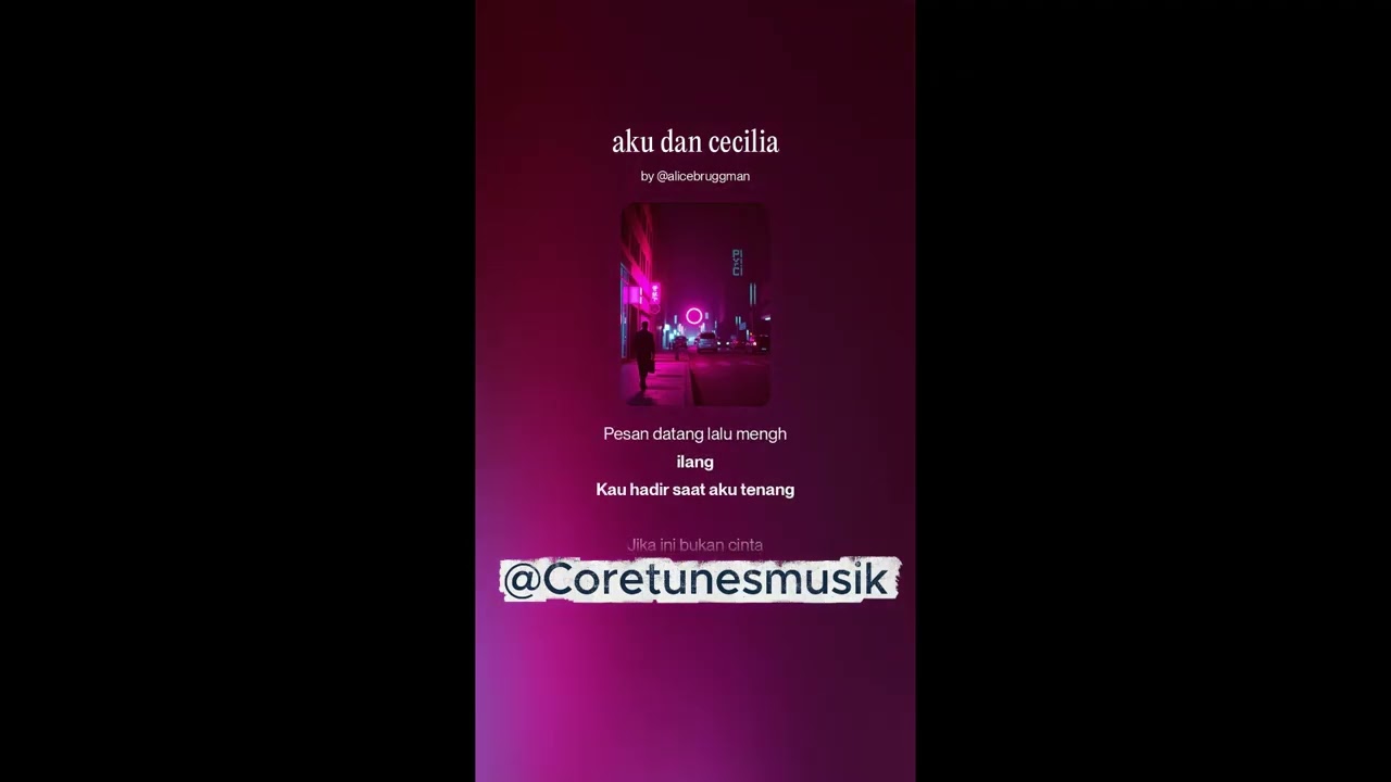 Aku dan Cecilia – Emotional AI Music Video | Sad Cinematic Song