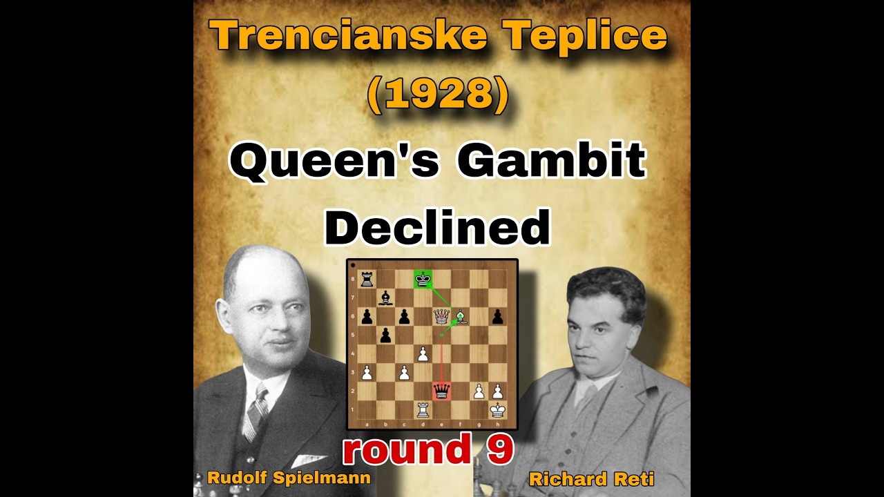 Chapter 9 Subtle Queen Pawn Openings | Reti vs Spielmann, 1928 | round 9