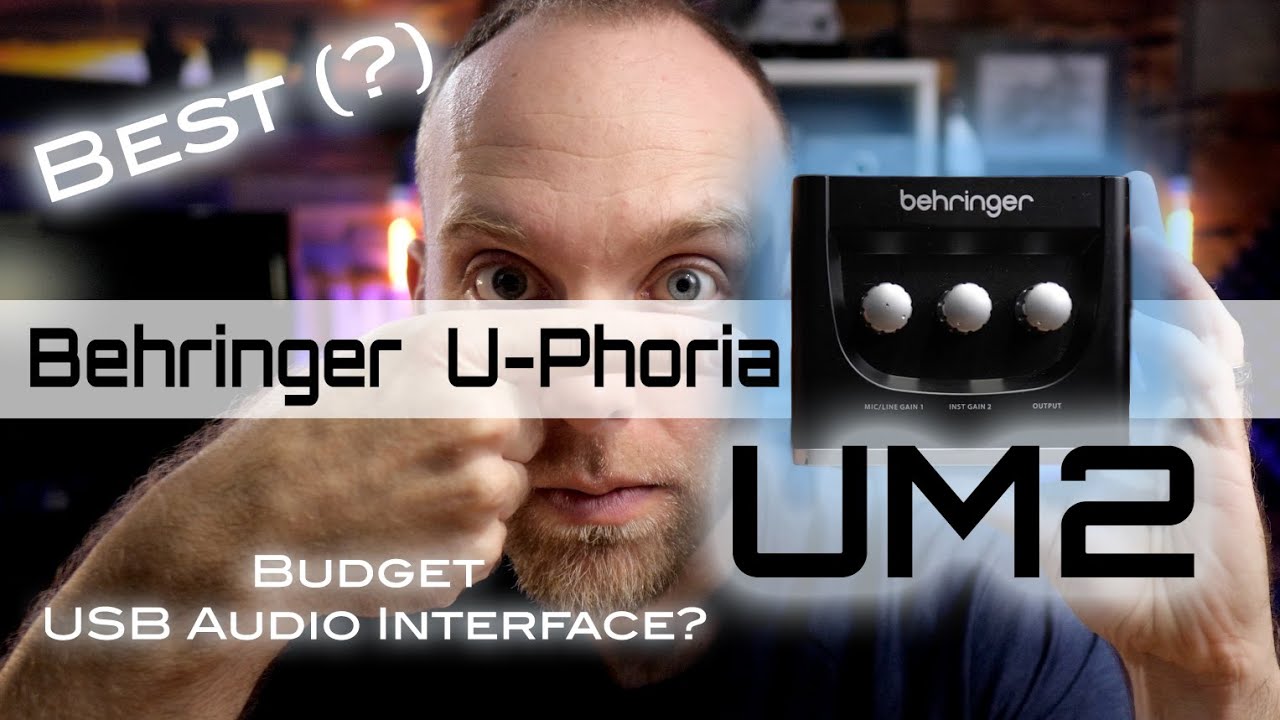 Лучший USB-аудиоинтерфейс до 50 долларов — Behringer UM2
