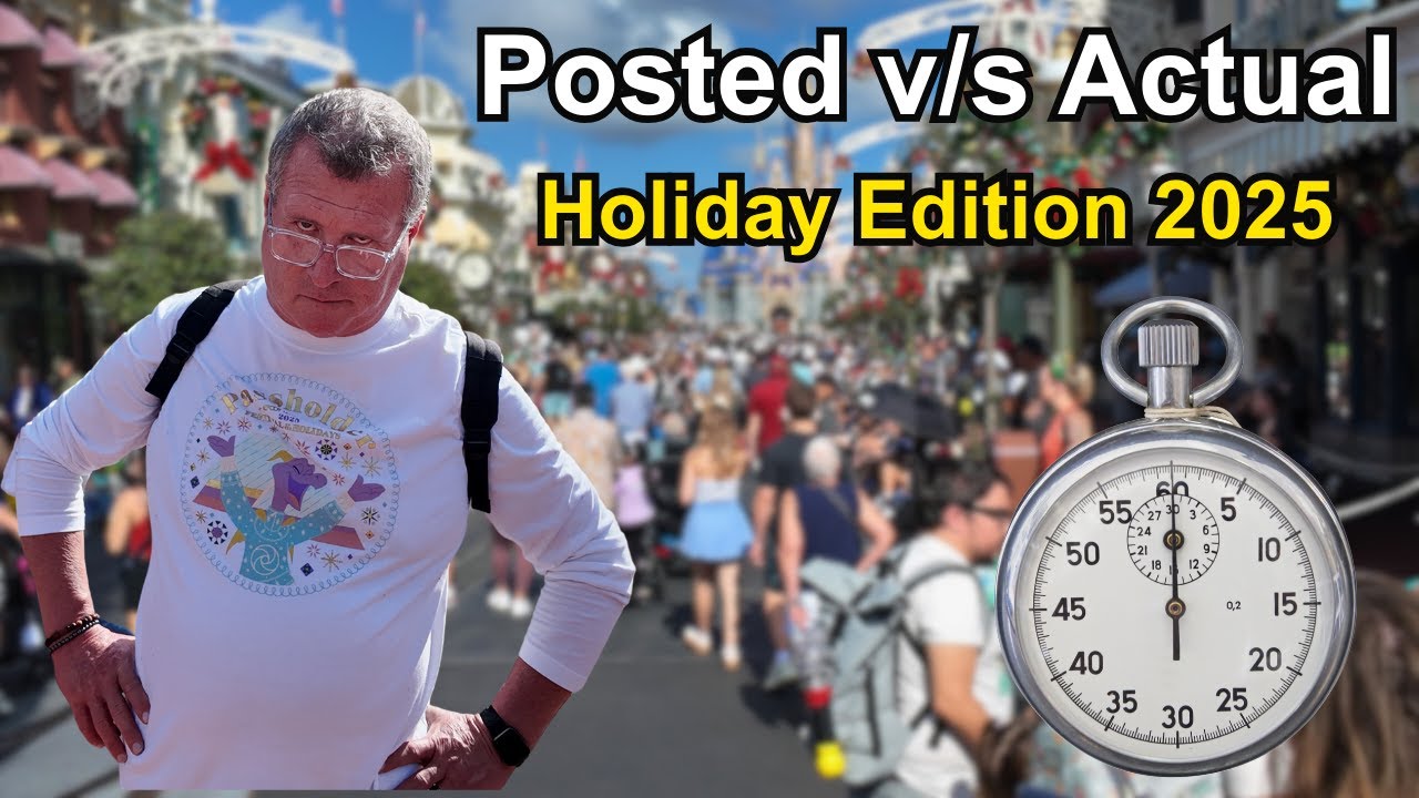 Информация о времени ожидания в Magic Kingdom вас обманывает (тест на Рождество 2025 года)