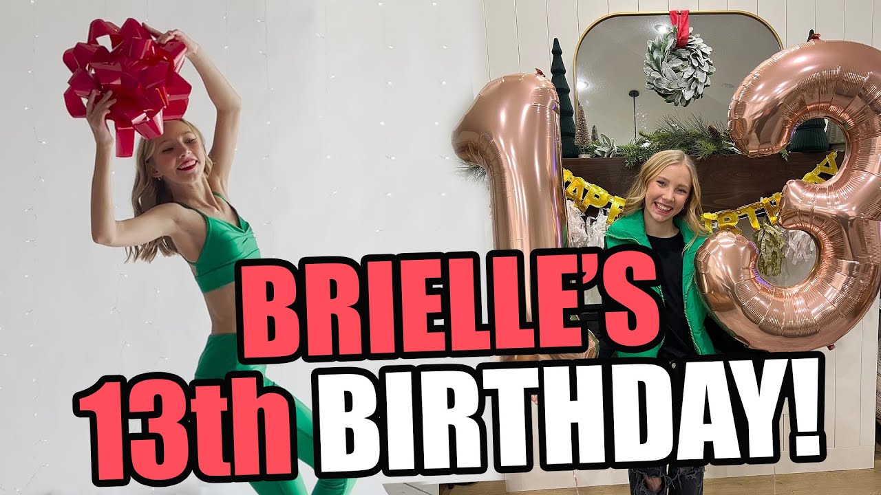 Officially a TEENAGER!! Happy Birthday Brielle!