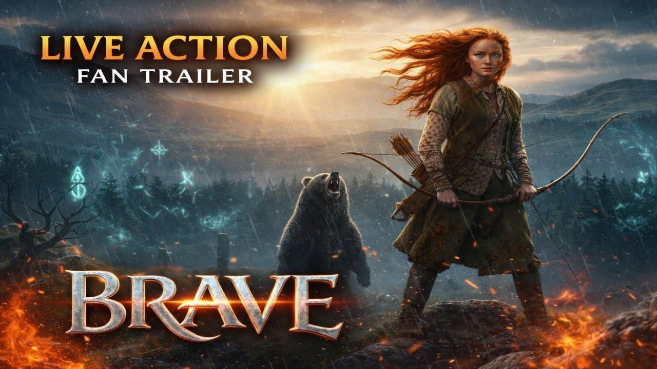 BRAVE/LIVE ACTION/teaser/ Sadie Sink & Stephen Amell/4K HD