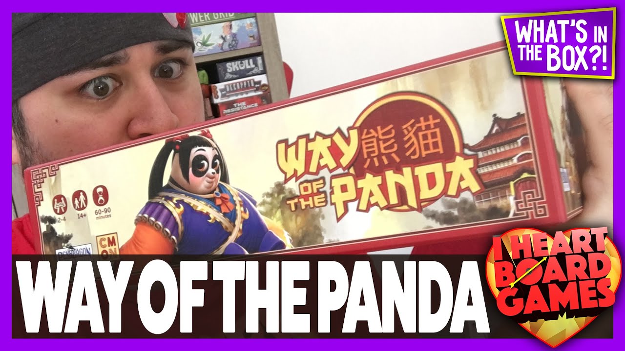 What’s in the box?! WAY OF THE PANDA - From I Heart Board Games!