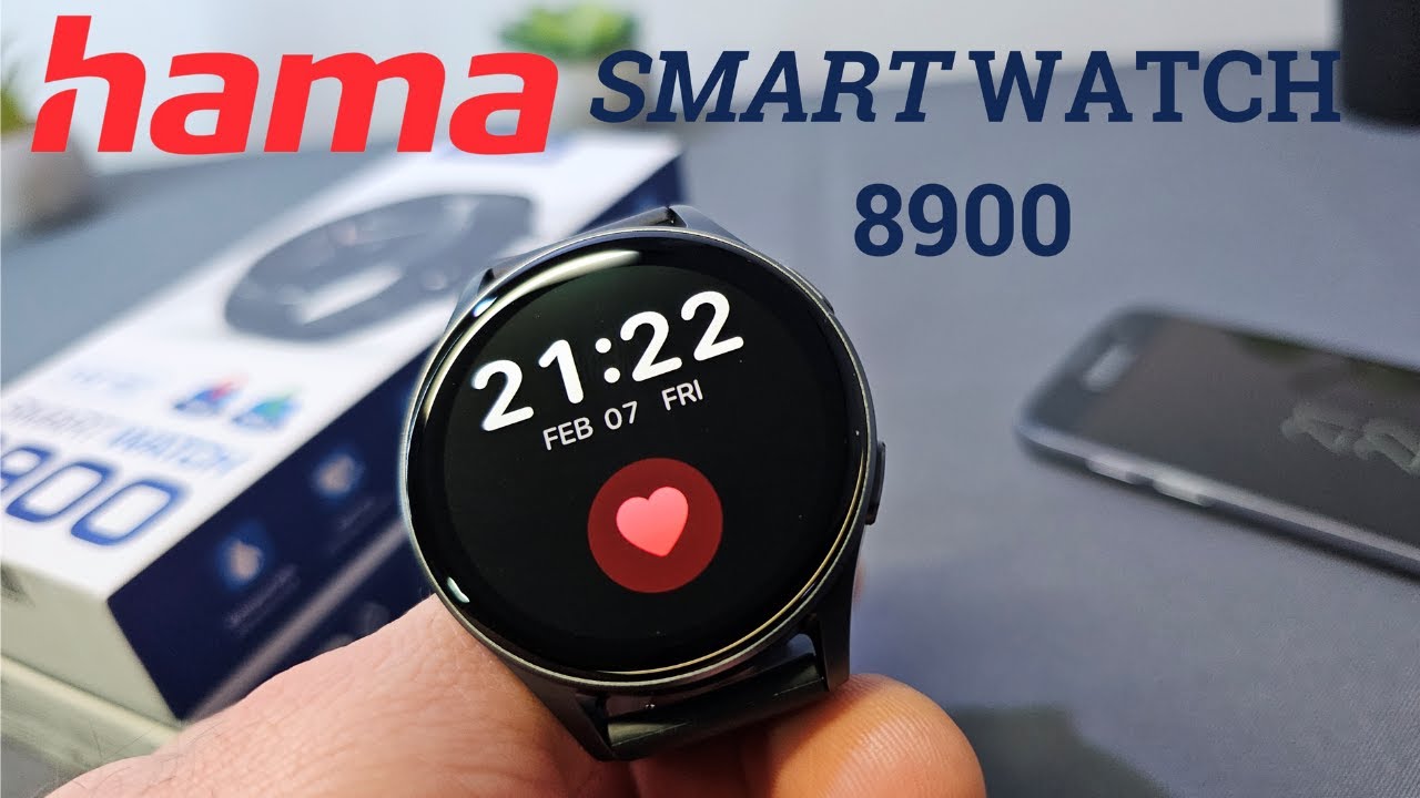Hama Smart Watch 8900 - ukážka a prehľad funkcii - feature preview and overview
