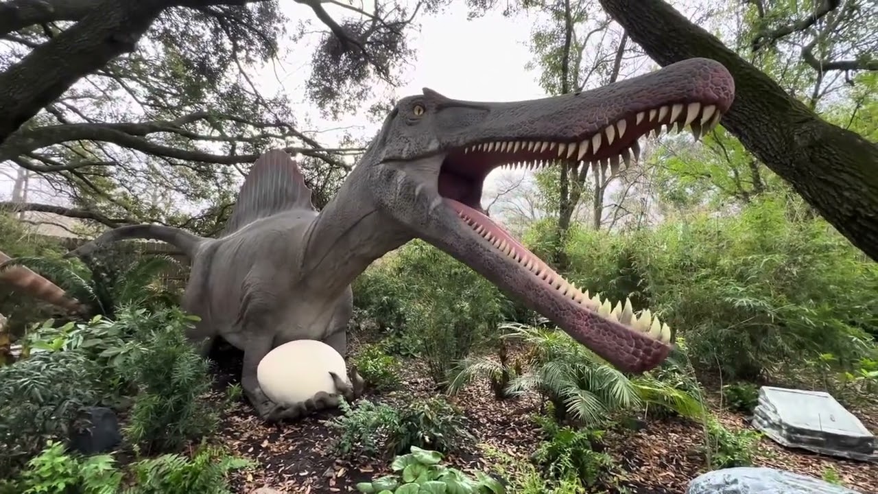 Jurassic Giants at Houston Zoo (Animatronic Dinosaurs) March 2025