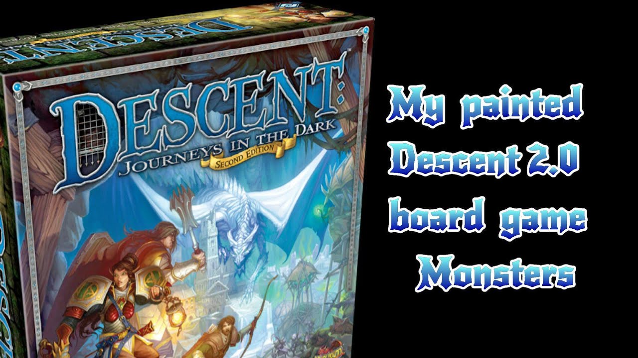 Painted Descent 2.0 Monster Miniatures by DM Scotty