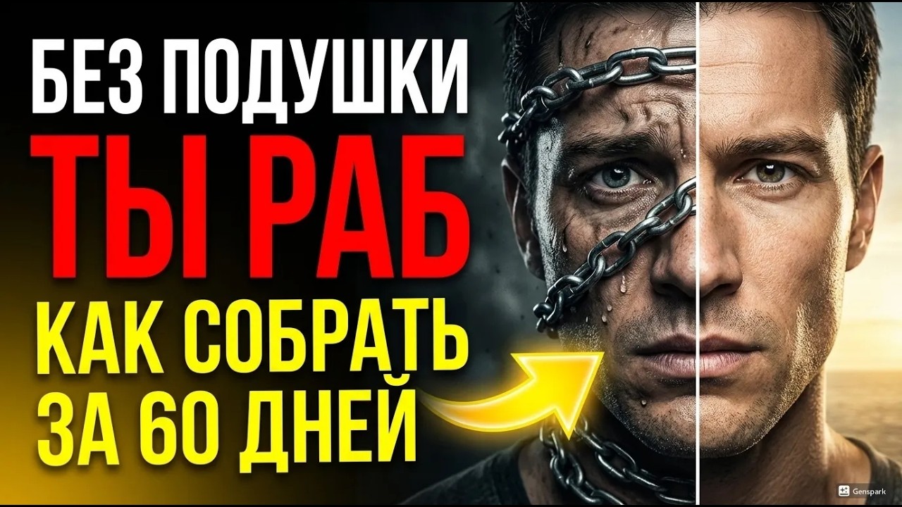 Финансовая подушка: Почему ты раб без неё (и как собрать за 60 дней)