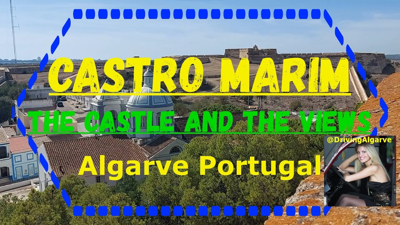 CASTRO MARIM (Algarve Portugal) visiting the castle and a sculpture of  a Templar Knight 10/2023 HD