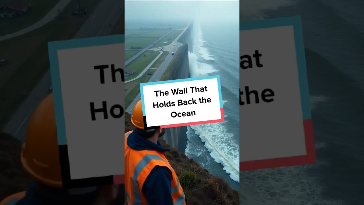 The Wall That Holds Back the Ocean 🌊 | Netherlands' Genius Sea Defense!