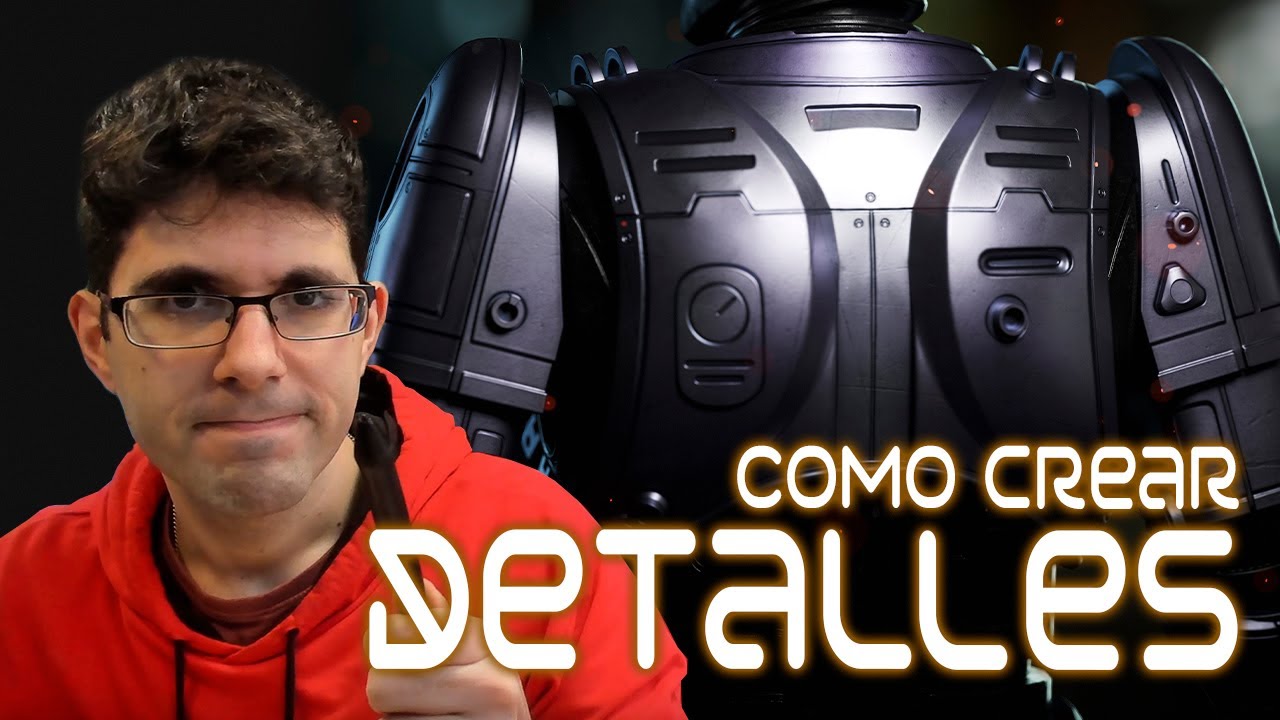 Como Crear DETALLES en Superficies HARD SURFACE | Tutorial en Espa&ntilde;ol  #72