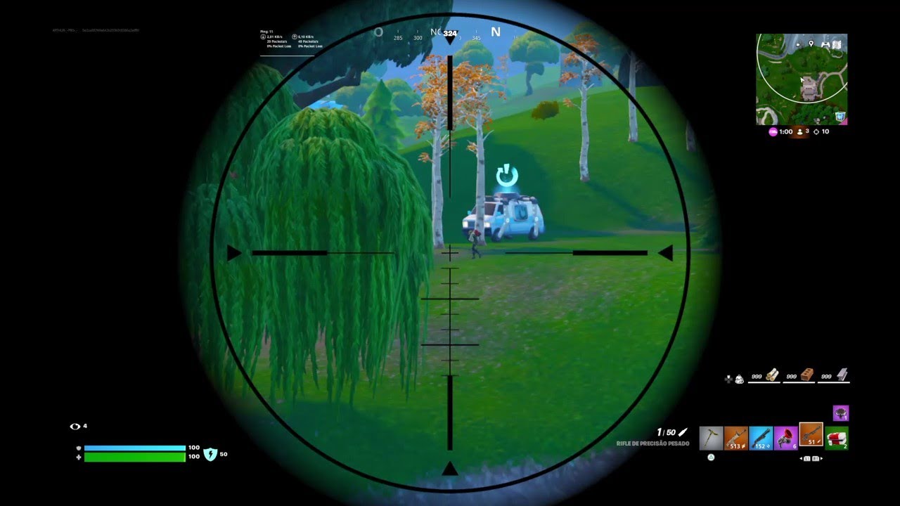 Fortnite Game Play Completa 13 Eliminções