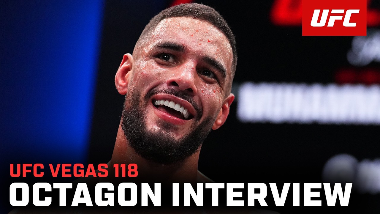 Интервью с Габриэлем Бонфимом в октагоне | UFC Vegas 118