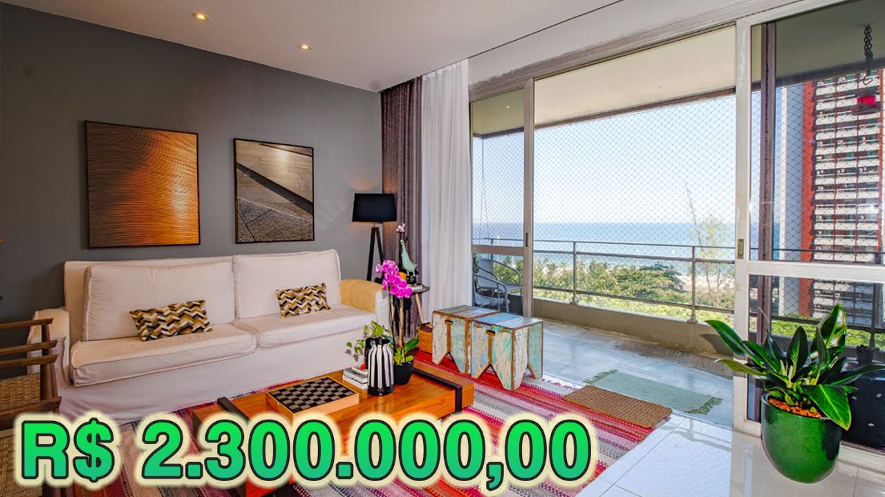APARTAMENTO DE LUXO ÍNCRÍVEL C\ VISTA MAR EM SÃO CONRADO !! REAL ESTATE LUXURY! | MULLER IMOVEIS RJ