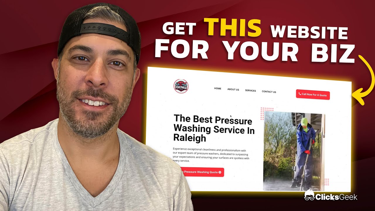Power Washing Websites | Pressure Washing Website Design | Websites For Exterior Cleaning Companies