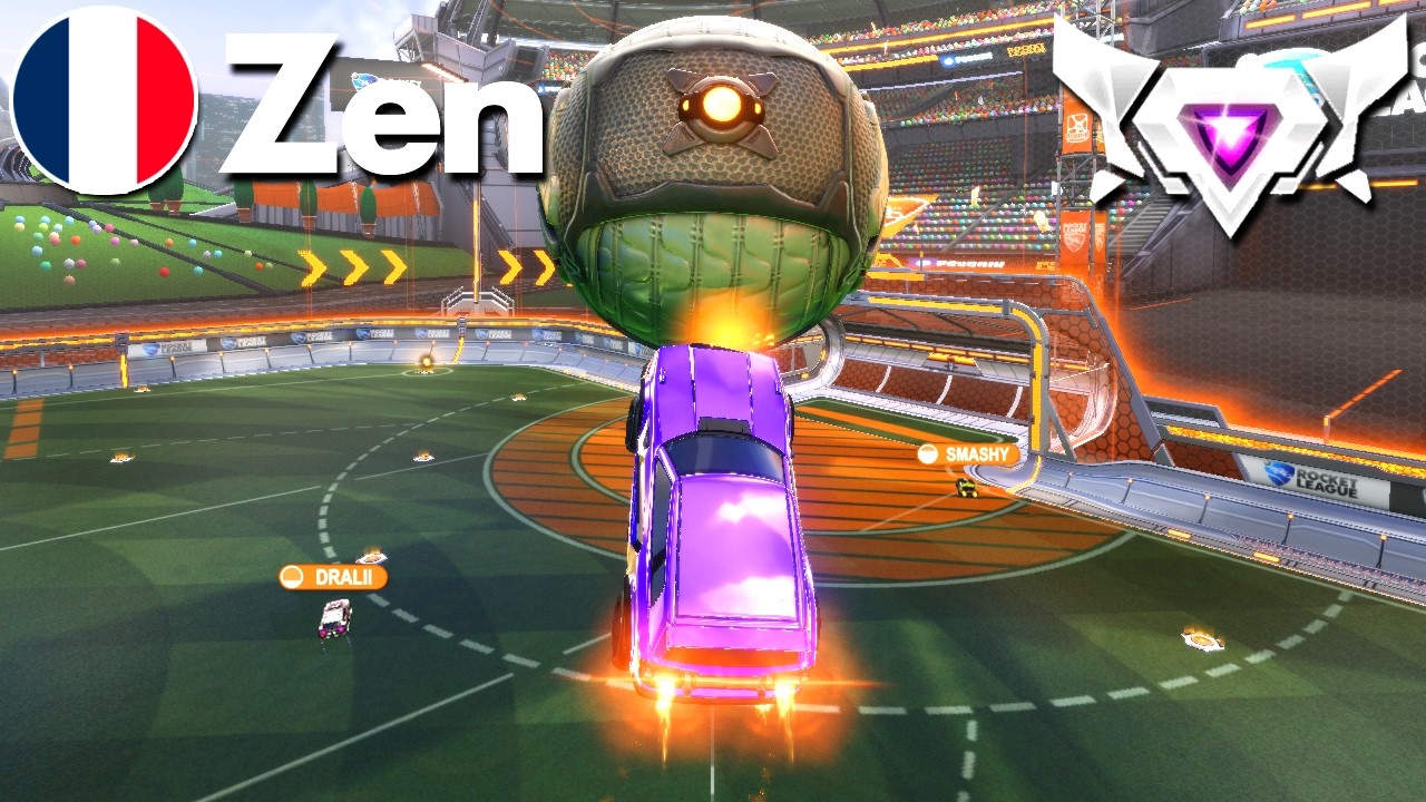 ZEN SENSATIONAL Rocket League Gameplay (SSL 2v2)