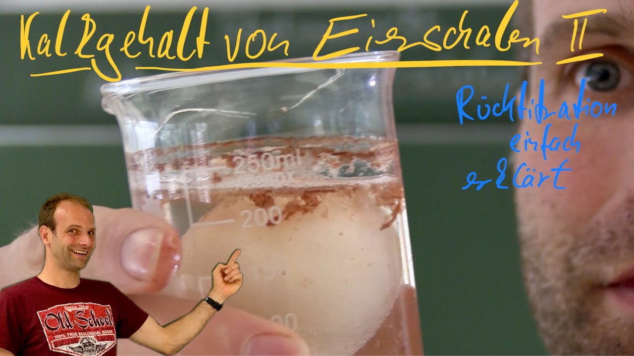 Kalkgehalt von Eierschalen II - Rücktitration