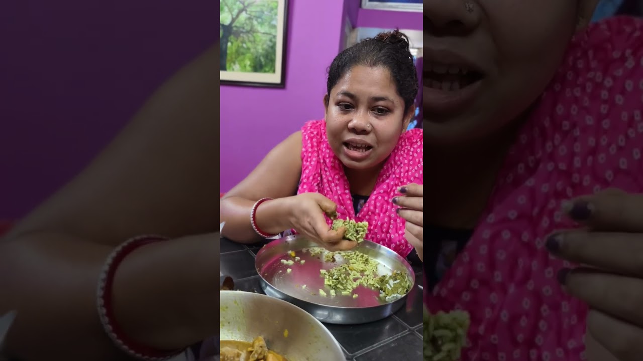 কচু শাক দিয়ে সব ভাত খেয়ে নিলাম 😋😋👌👌#youtube #popular # viral,