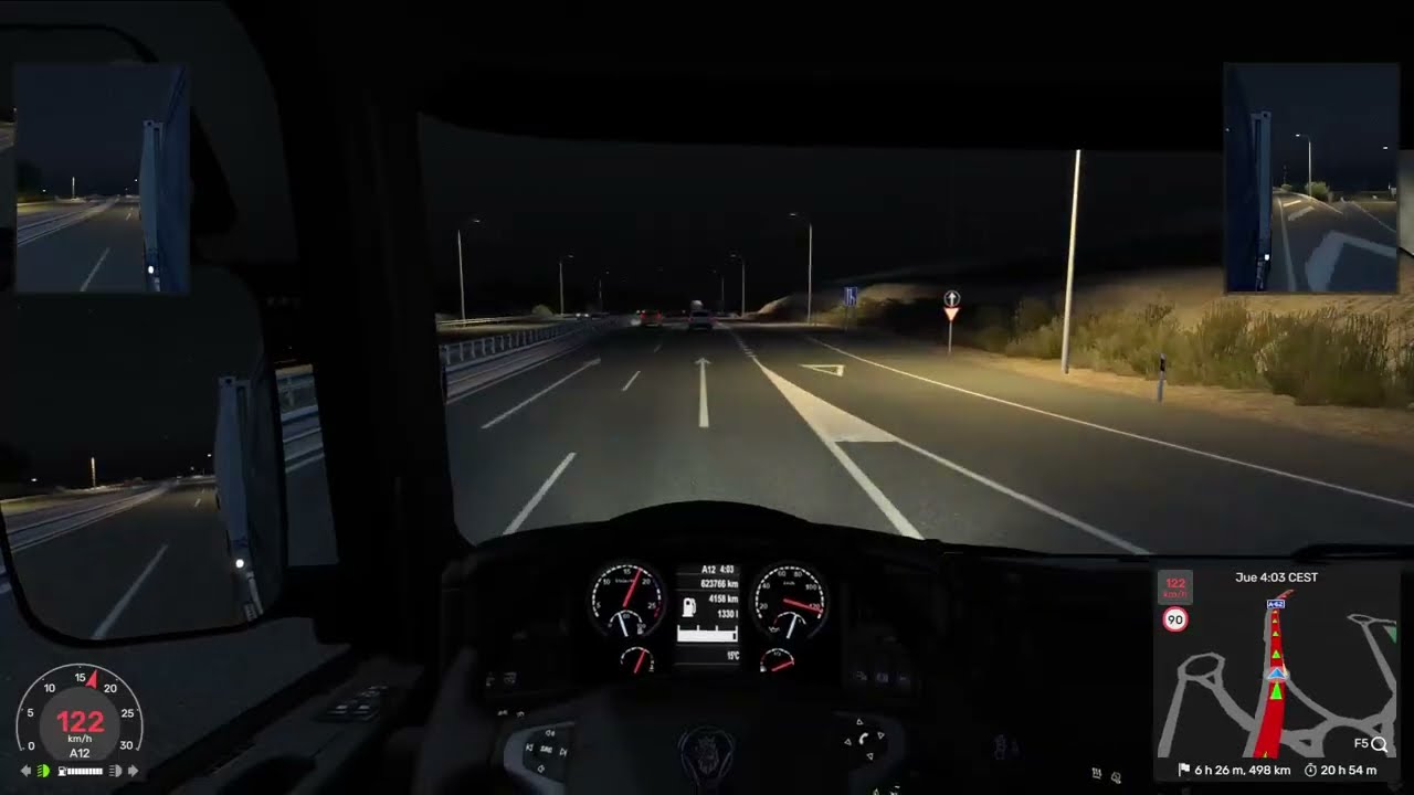 BUENOS DIAS EN EURO TRUCK SIMULATOR 2 ¿QUE SUCEDERA HOY? SIGUEME TE LO AGRADEZCO  : ) . DALE ❤