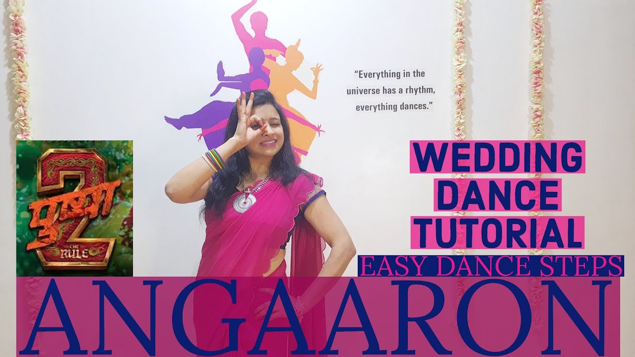 ANGAARON | DANCE TUTORIAL | PUSHPA 2| WEDDING CHOREOGRAPHY | EASY DANCE STEPS |PRIYA LOVE TO DANCE