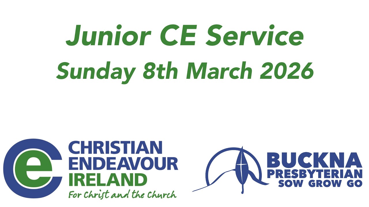Sunday Evening Service // 8th March 2026 - Junior CE Service