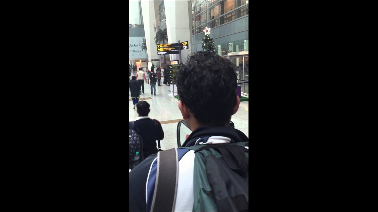 Arrival at Delhi airport