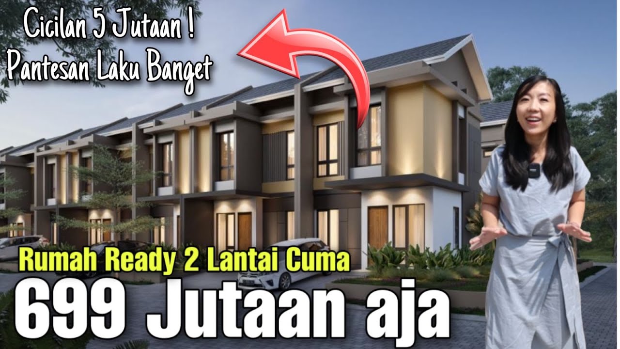 RUMAH 2 LANTAI HARGA 699 JUTAAN ⁉️ BAYAR 5 JUTA LANGSUNG PINDAH ❗️CLUSTER ALBIZIA KOTA SUTERA