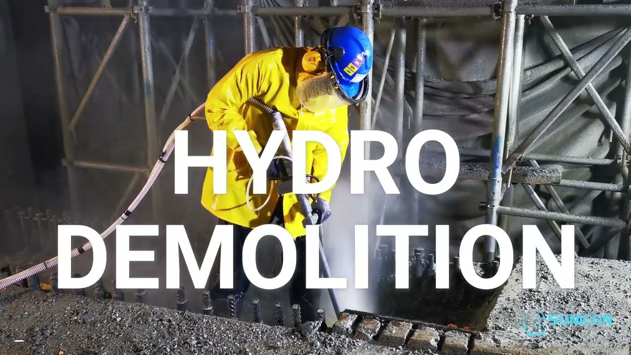 Hydro Demolition - Removes Concrete While Preserving Rebar