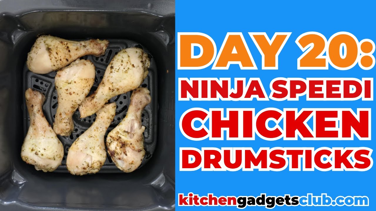 Ninja Speedi STEAM AIR FRY Chicken Drumsticks (day 20 of 30 days of the Ninja Speedi)