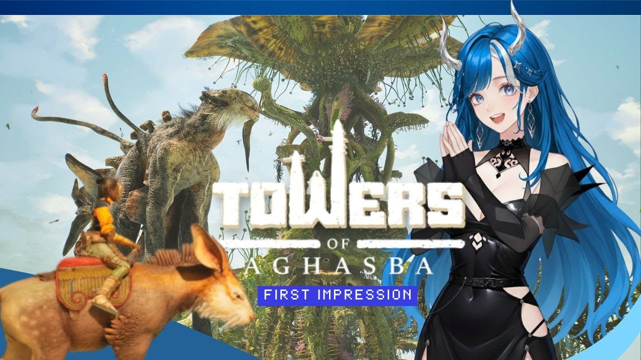 【 TOWERS OF AGHASBA 】🌄🌿 After 4 Years… I Can FINALLY Play !! | LIVE Gameplay & First Impressions!
