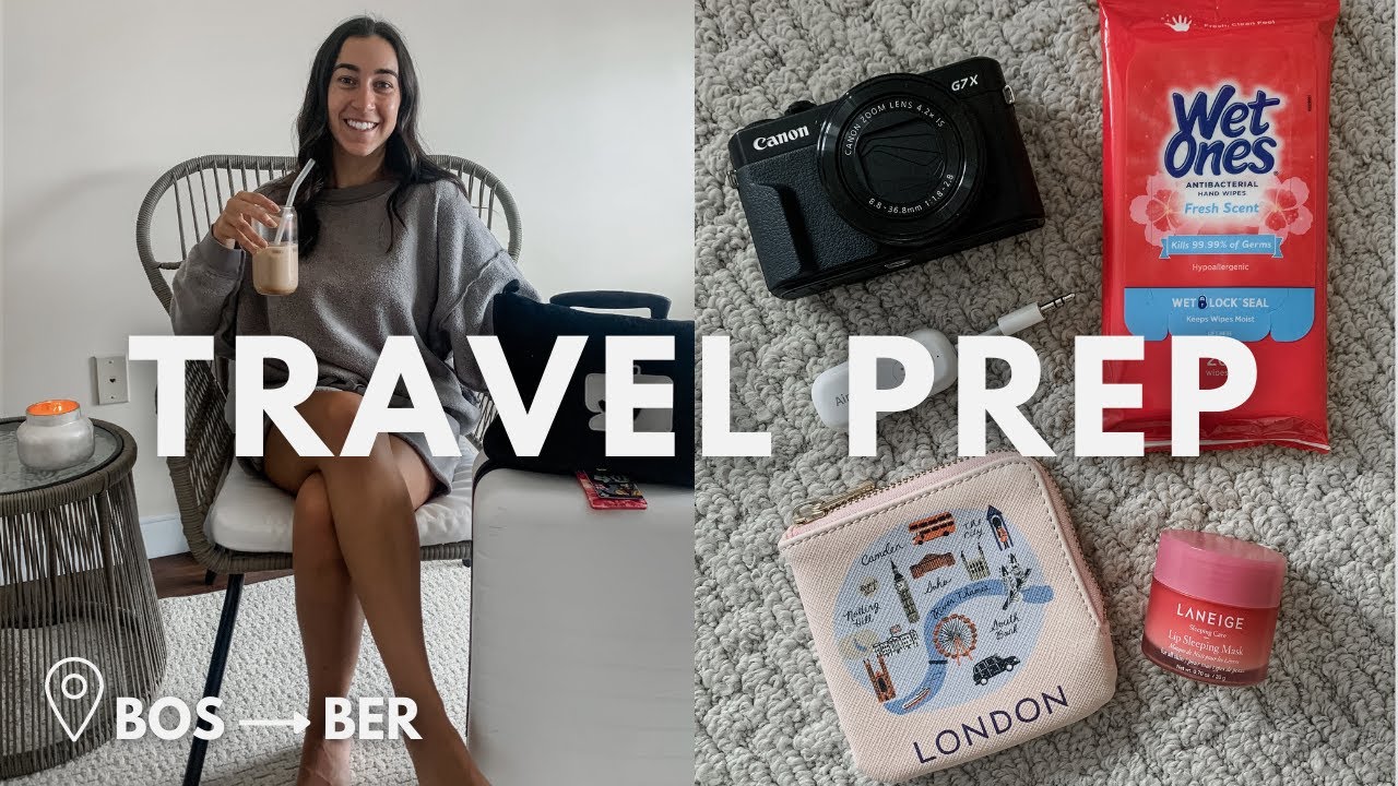 TRAVEL PREP VLOG: prep & pack with me for GERMANY! packing list, trip essentials shopping, & more!